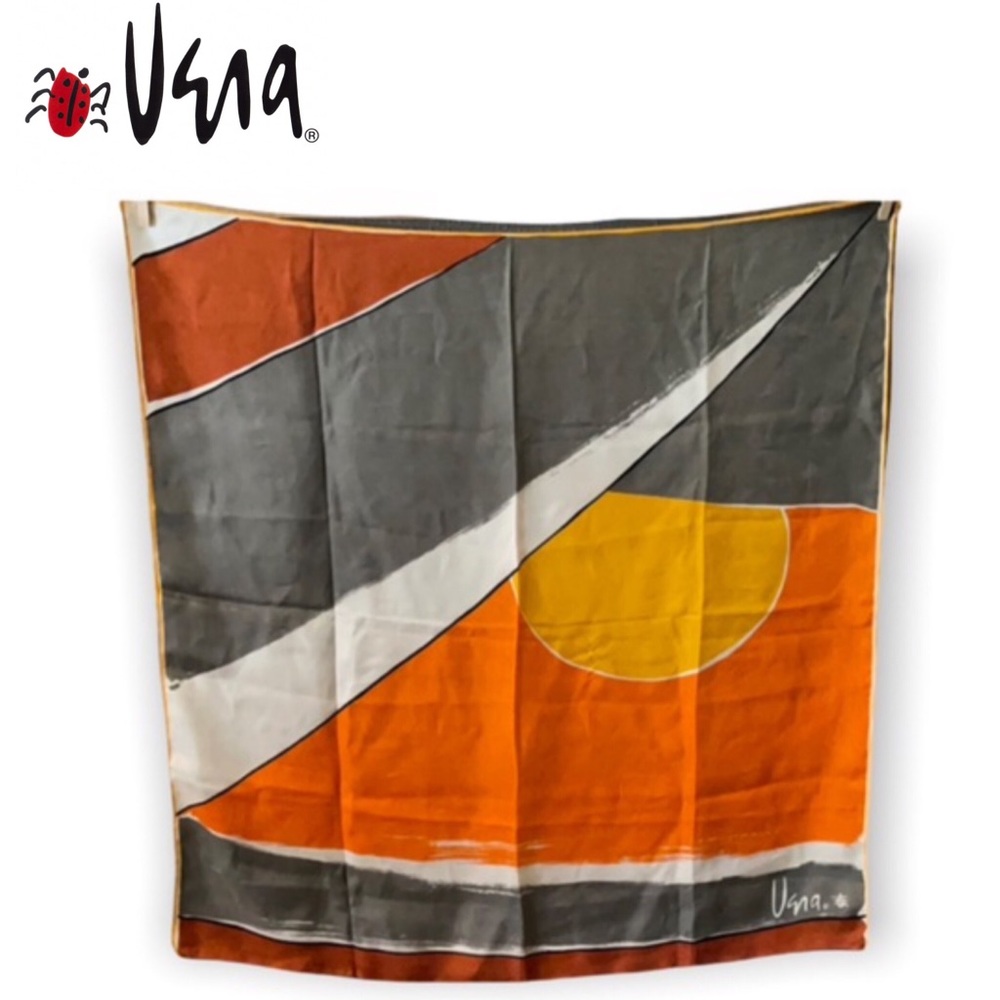Vintage Vera Sunrise/Sunset Silk Scarf
